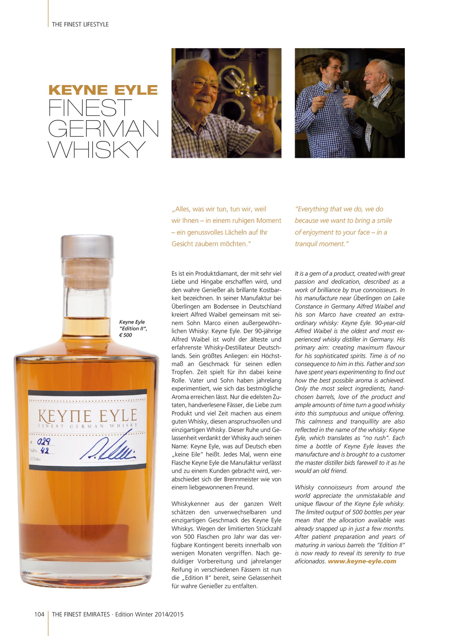 KEYNE EYLE Finest Emirates Bericht